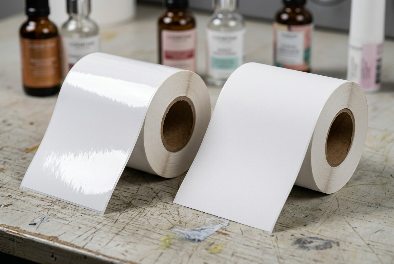 Läikiv ja matt etikett