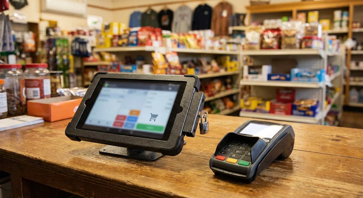 Kiosk-režiimi tahvel poes