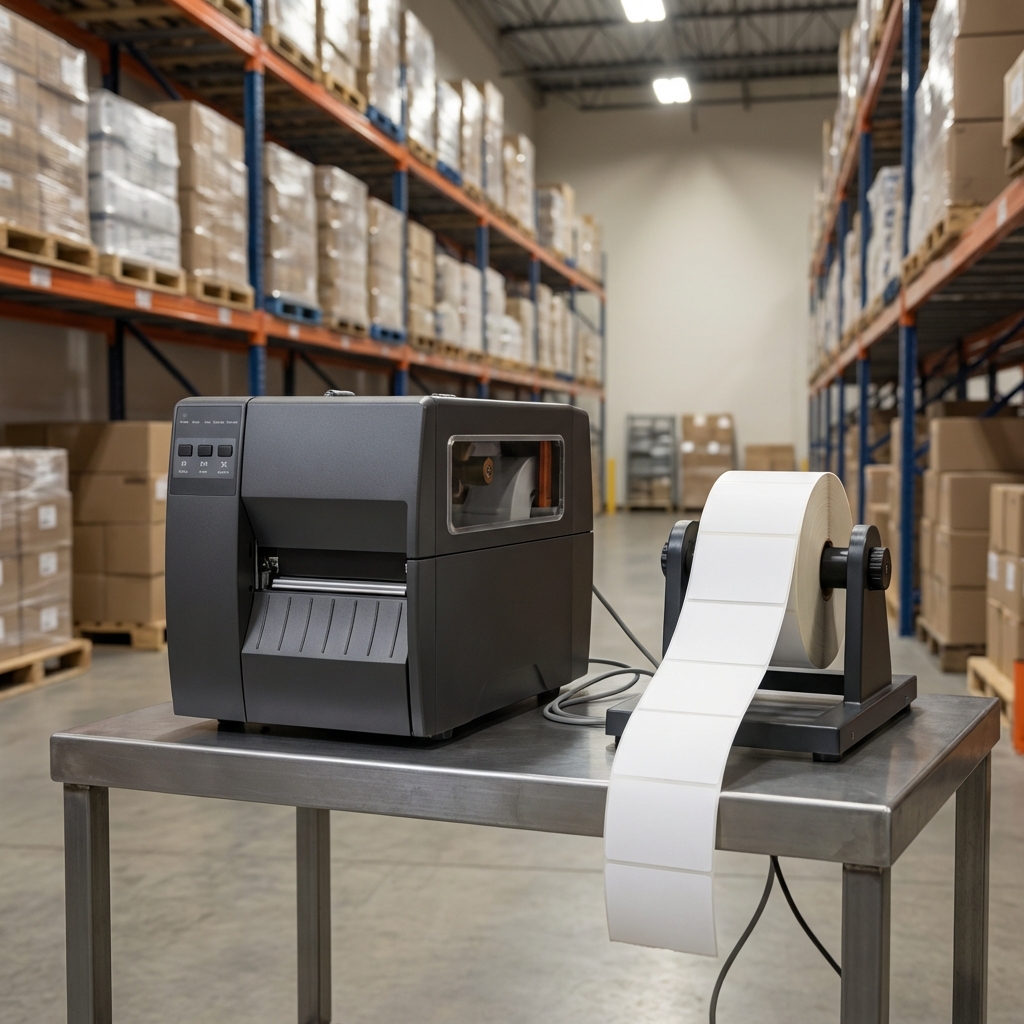 Tööstuslik printer laos