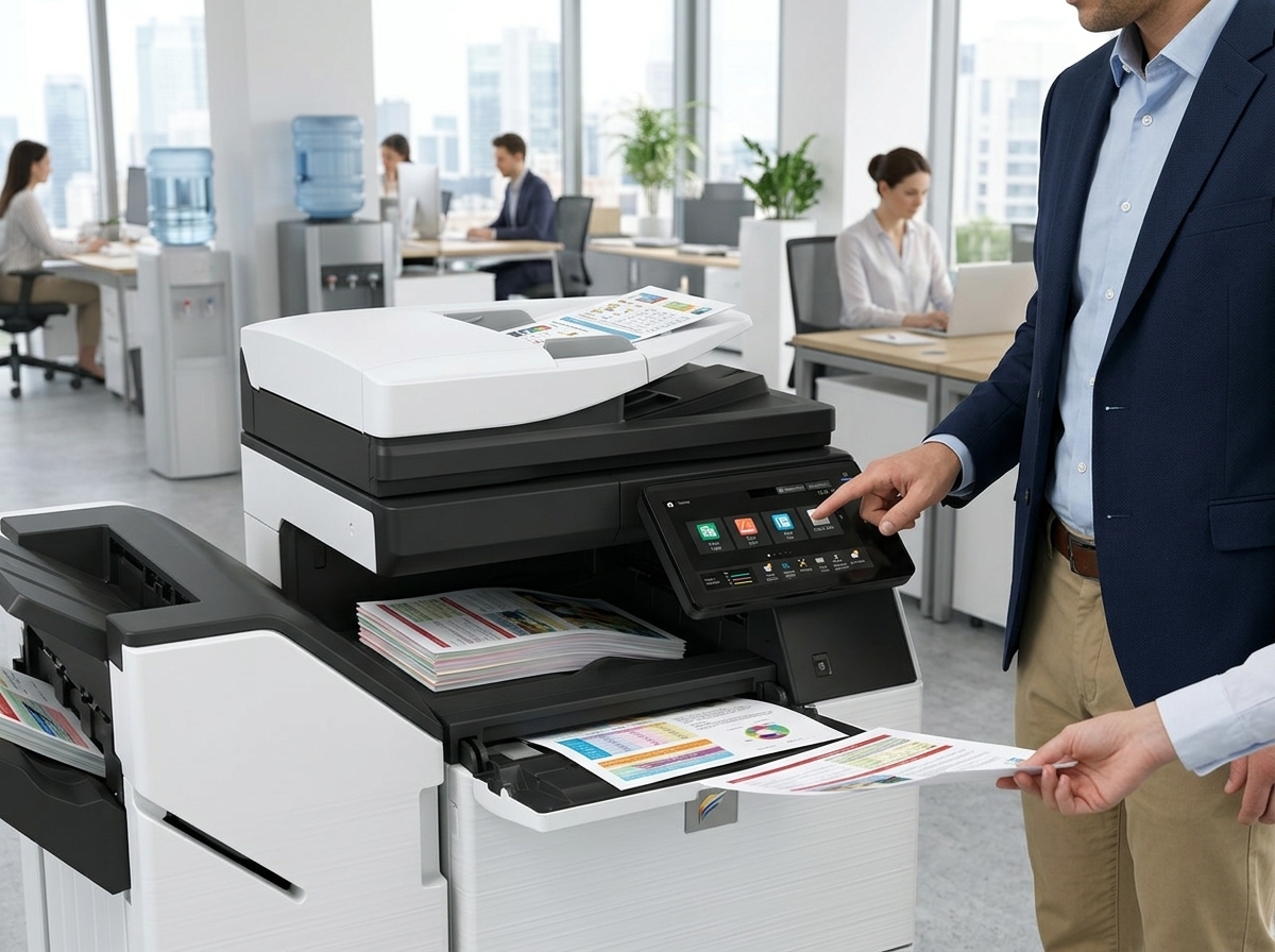 Kontoriprinter puuteekraaniga